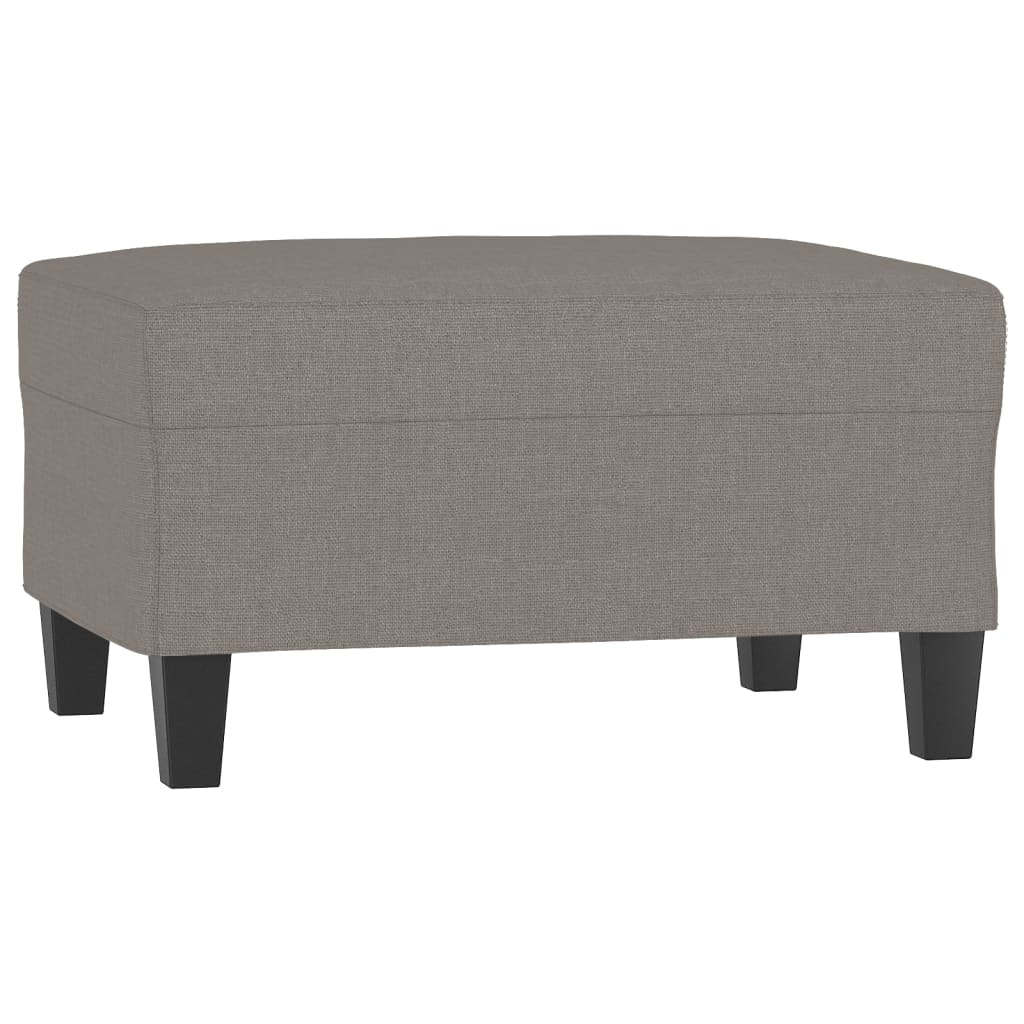 4-dijelni set sofa s jastucima smeđesivi od tkanine