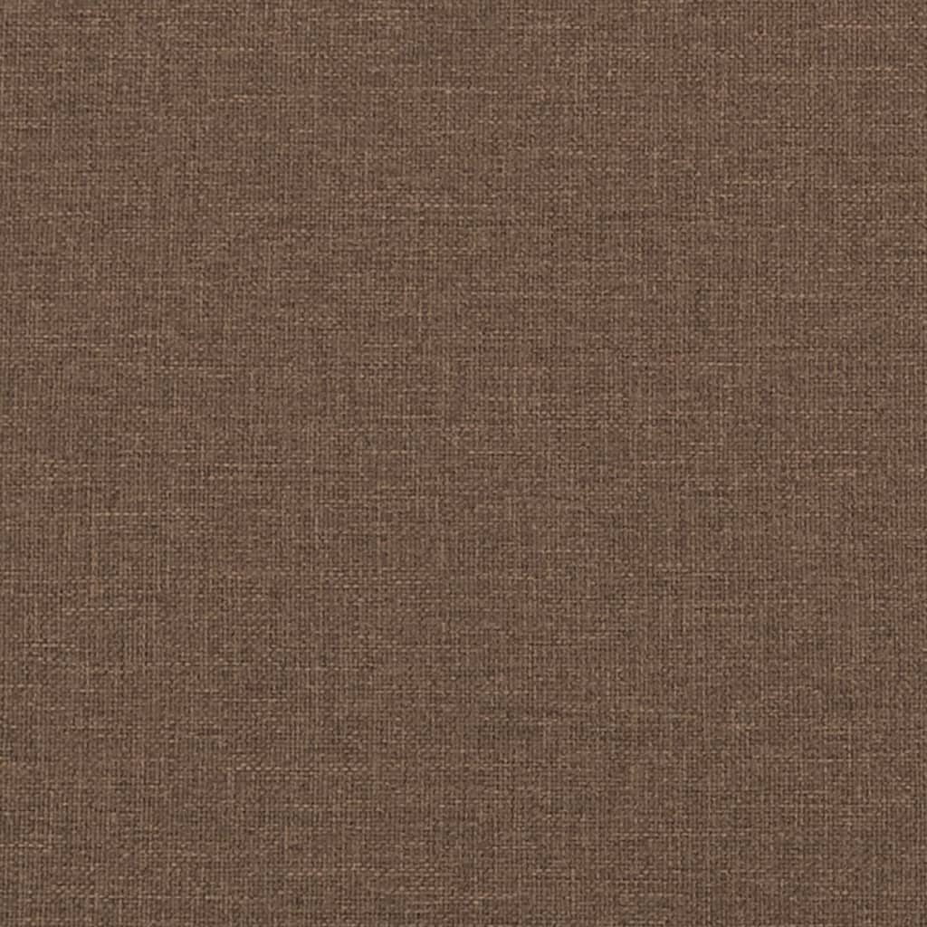 4-dijelni set sofa s jastucima smeđi od tkanine