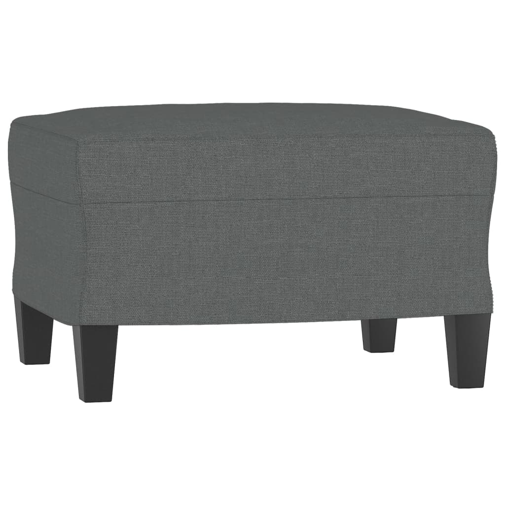 4-dijelni set sofa tamnosivi od tkanine