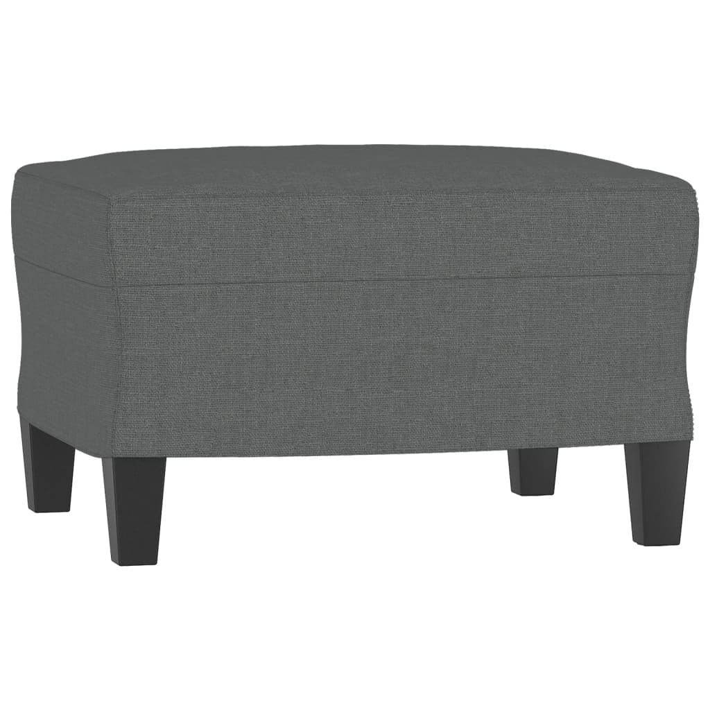 3-dijelni set sofa tamnosivi od tkanine