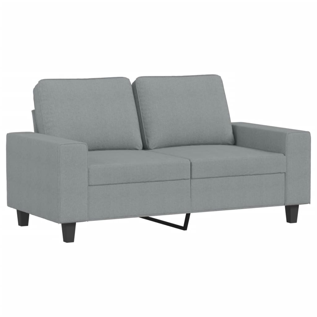 3-dijelni set sofa svjetlosivi od tkanine