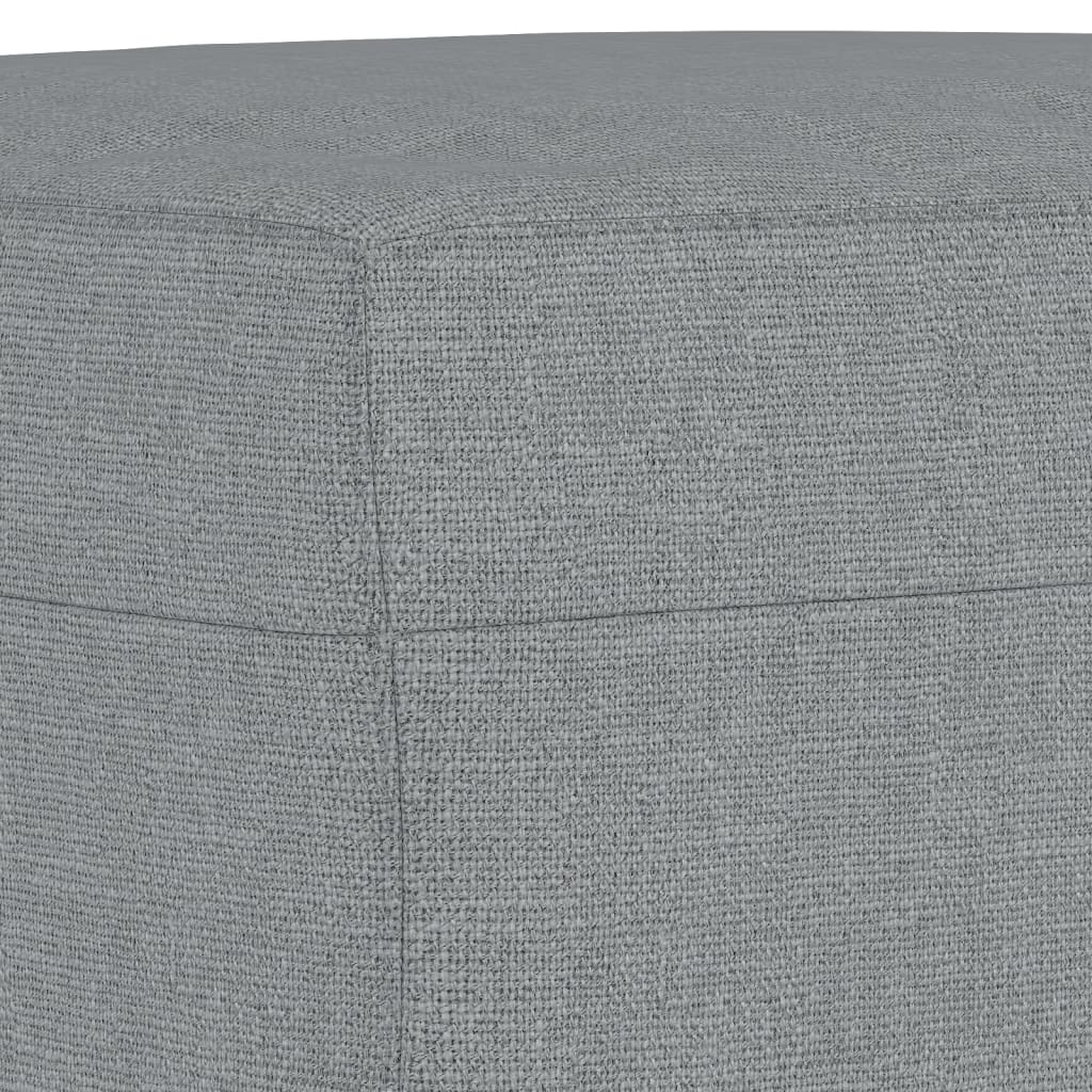 3-dijelni set sofa svjetlosivi od tkanine