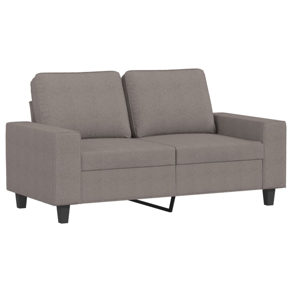 3-dijelni set sofa smeđesivi od tkanine