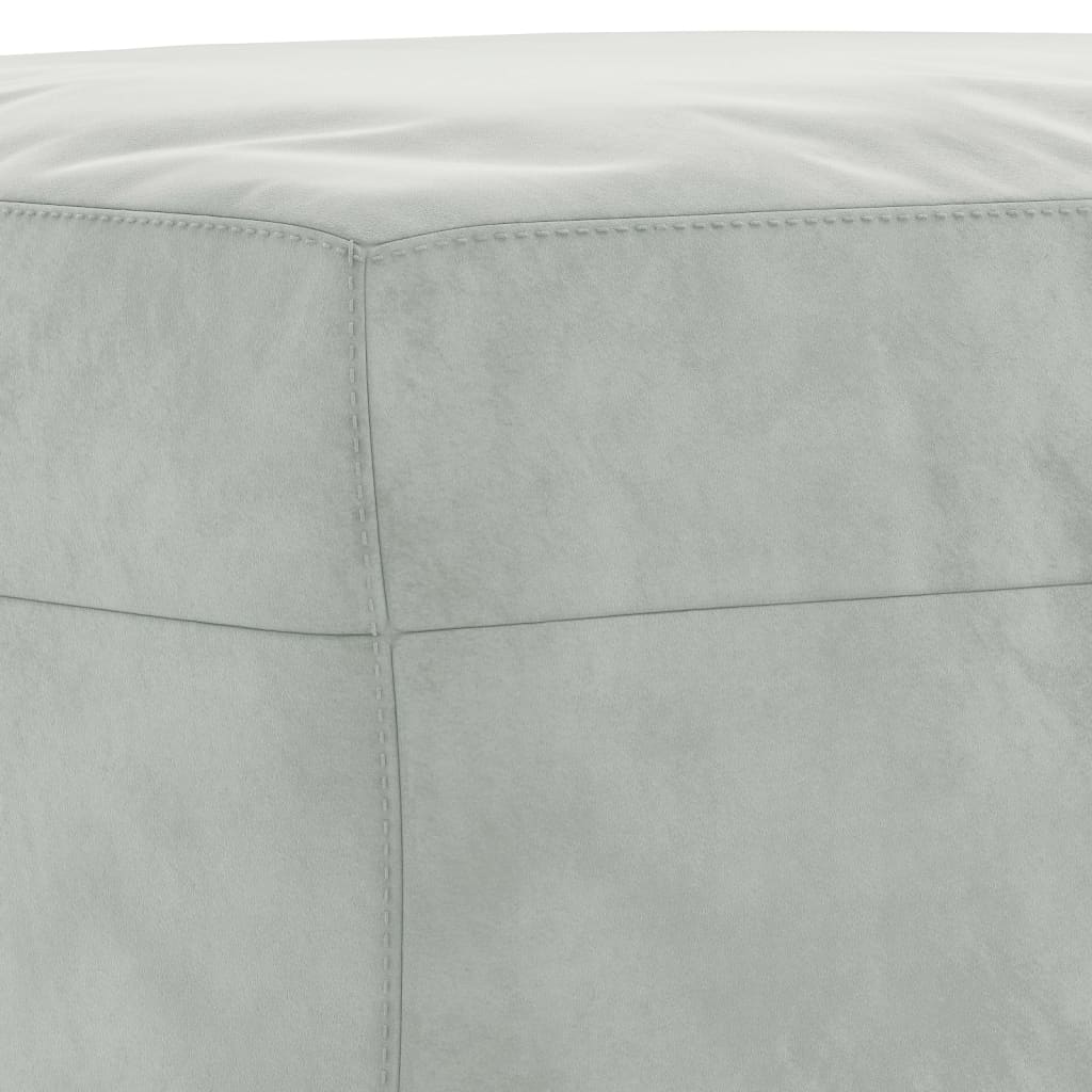 4-dijelni set sofa svjetlosivi baršunasti