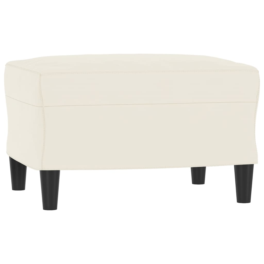 3-dijelni set sofa krem baršunasti