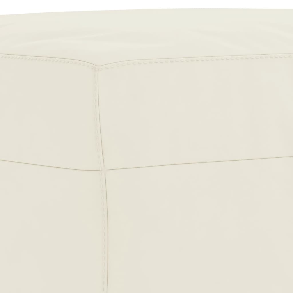 3-dijelni set sofa krem baršunasti