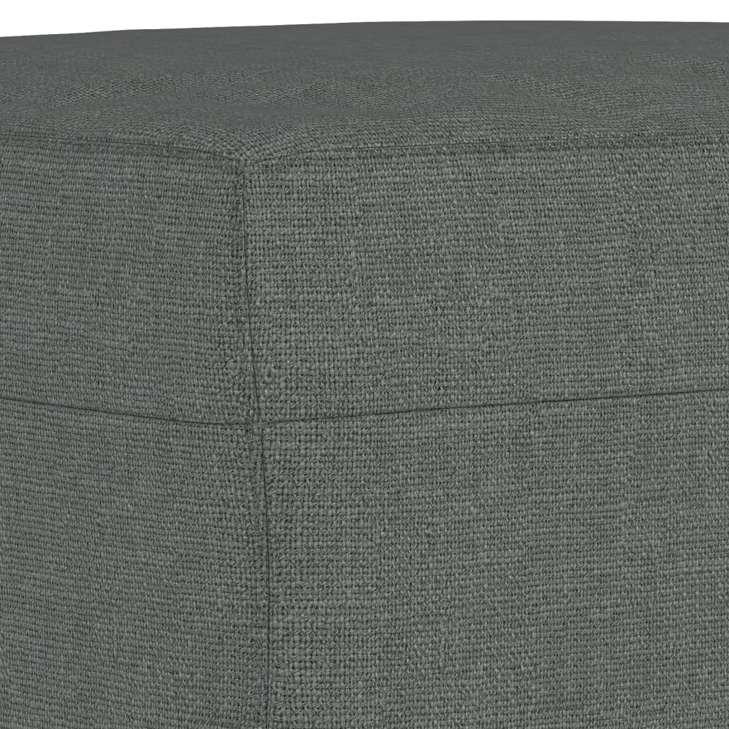 3-dijelni set sofa s jastucima tamnosivi od tkanine