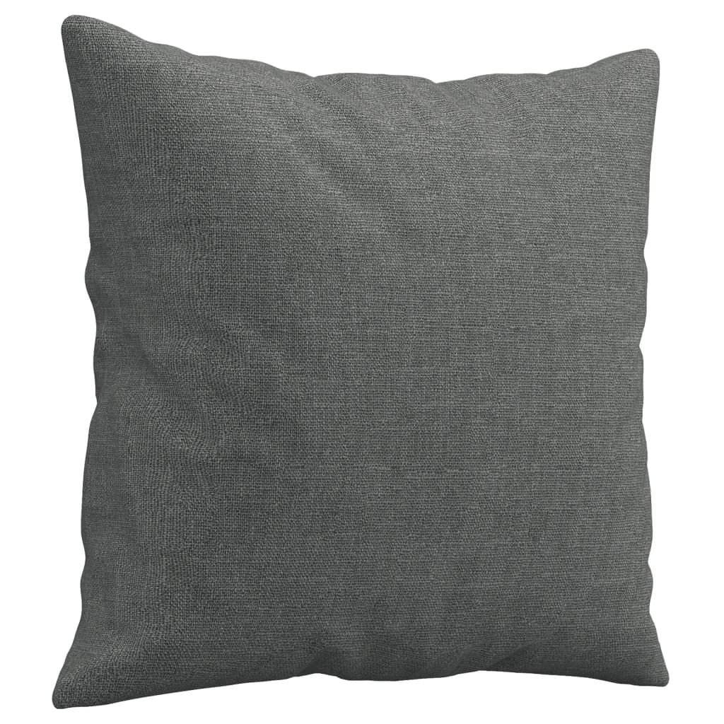 3-dijelni set sofa s jastucima tamnosivi od tkanine