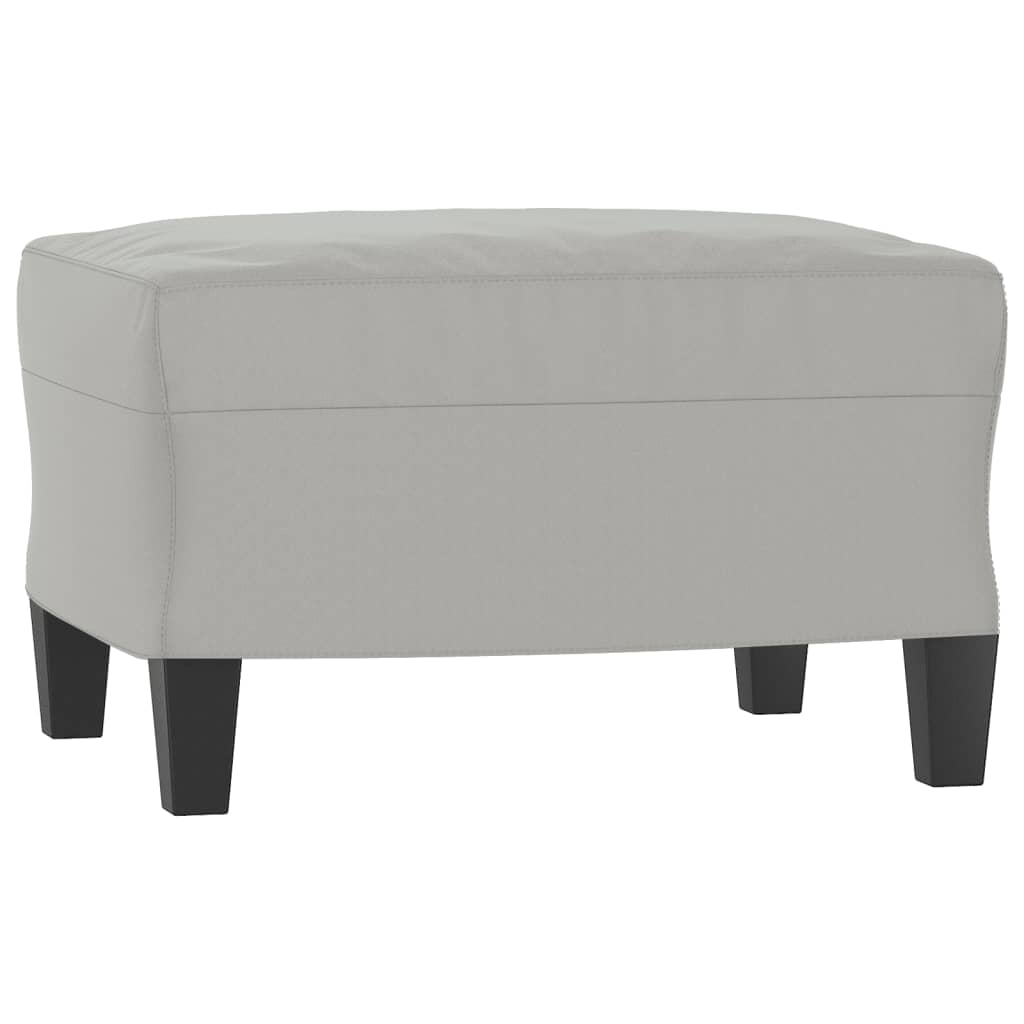 4-dijelni set sofa s jastucima svjetlosivi od mikrovlakana