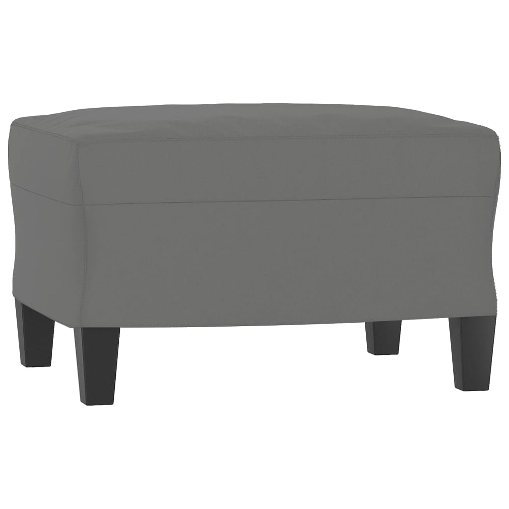 4-dijelni set sofa s jastucima tamnosivi od mikrovlakana
