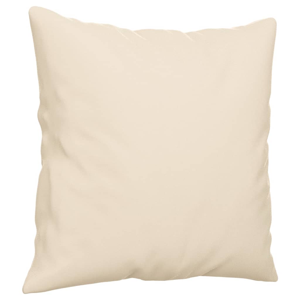 3-dijelni set sofa s jastucima bež od mikrovlakana