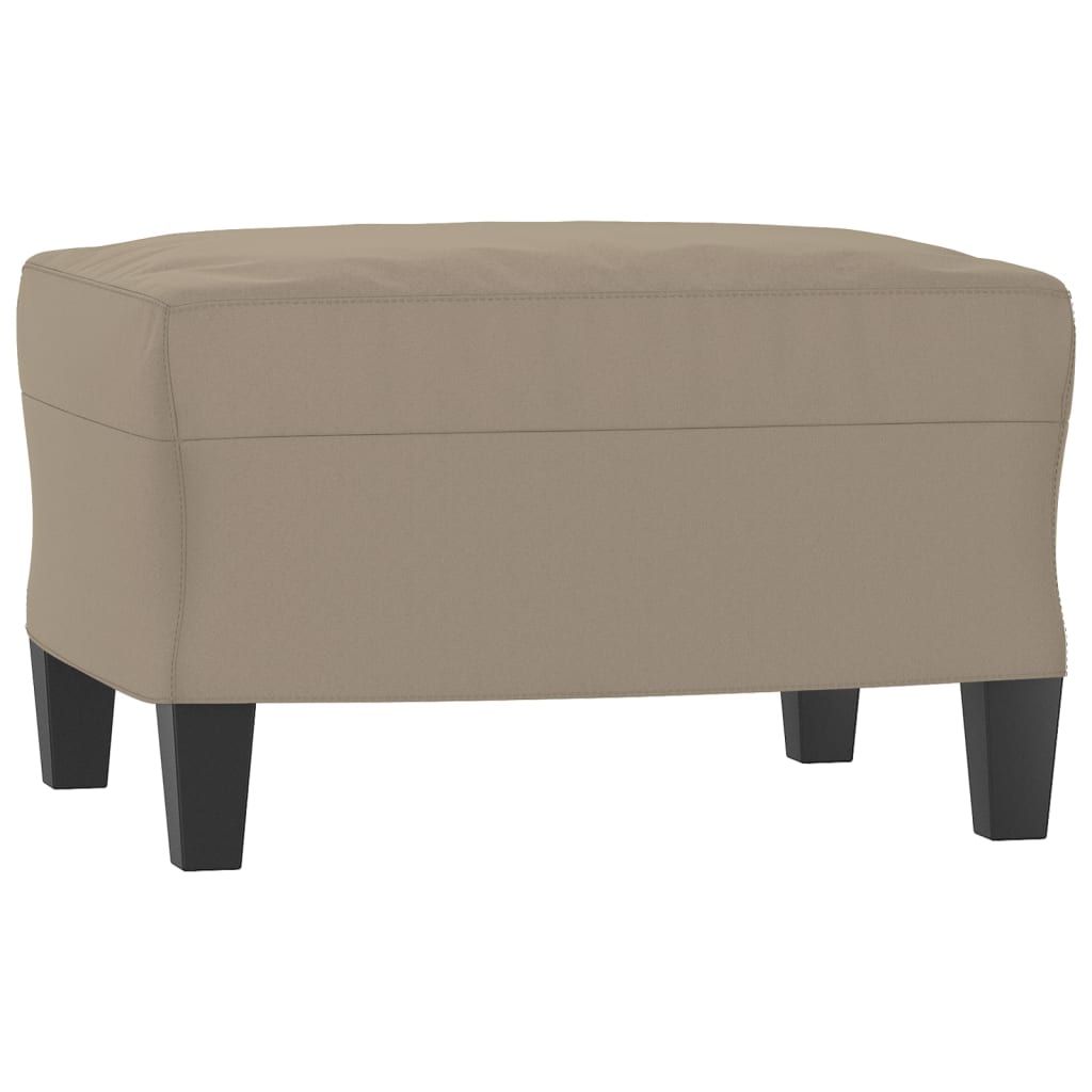 3-dijelni set sofa s jastucima smeđesivi od mikrovlakana