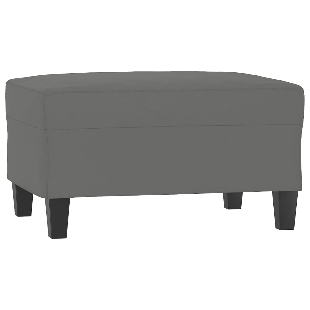 2-dijelni set sofa s jastucima tamnosivi od mikrovlakana