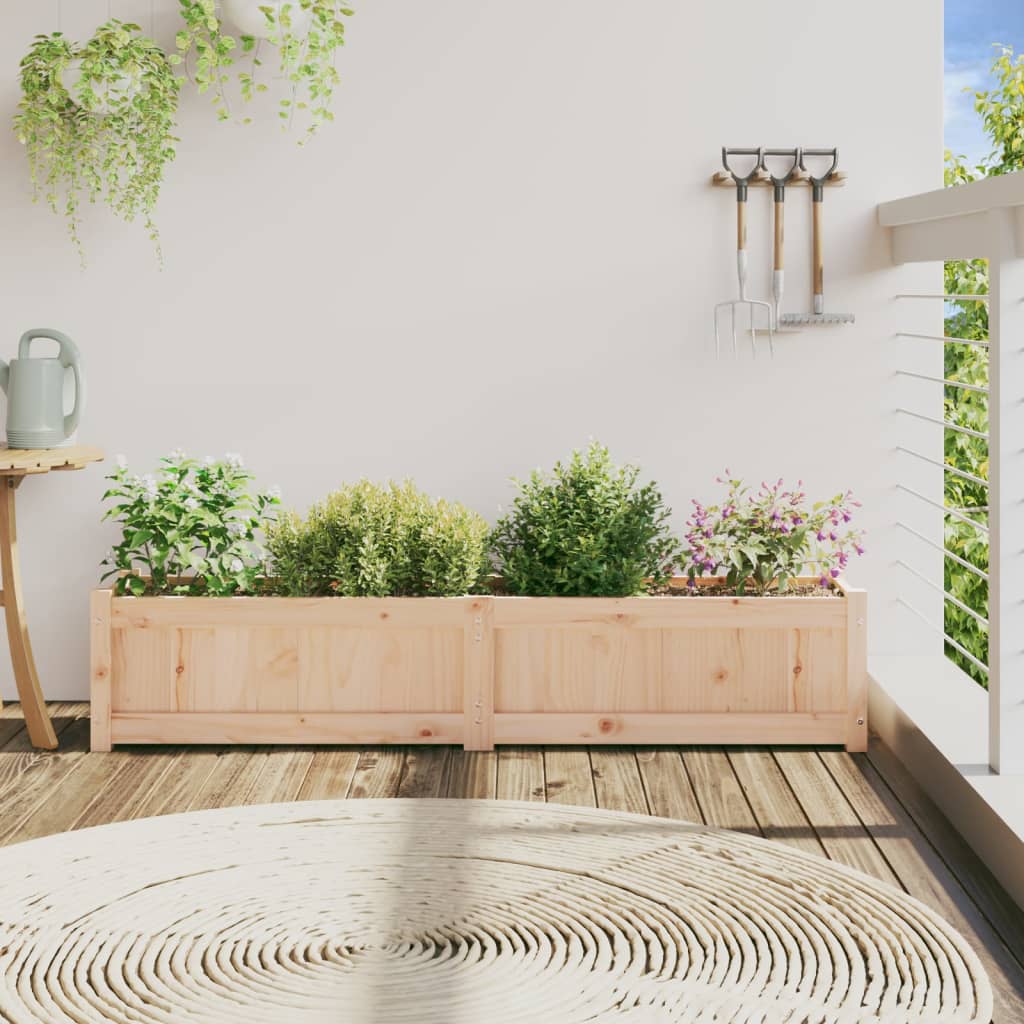 Vrtna sadilica 150 x 31 x 31 cm od masivne borovine