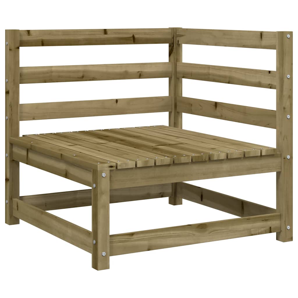 Kutna vrtna sofa 70 x 70 x 67 cm od impregnirane borovine