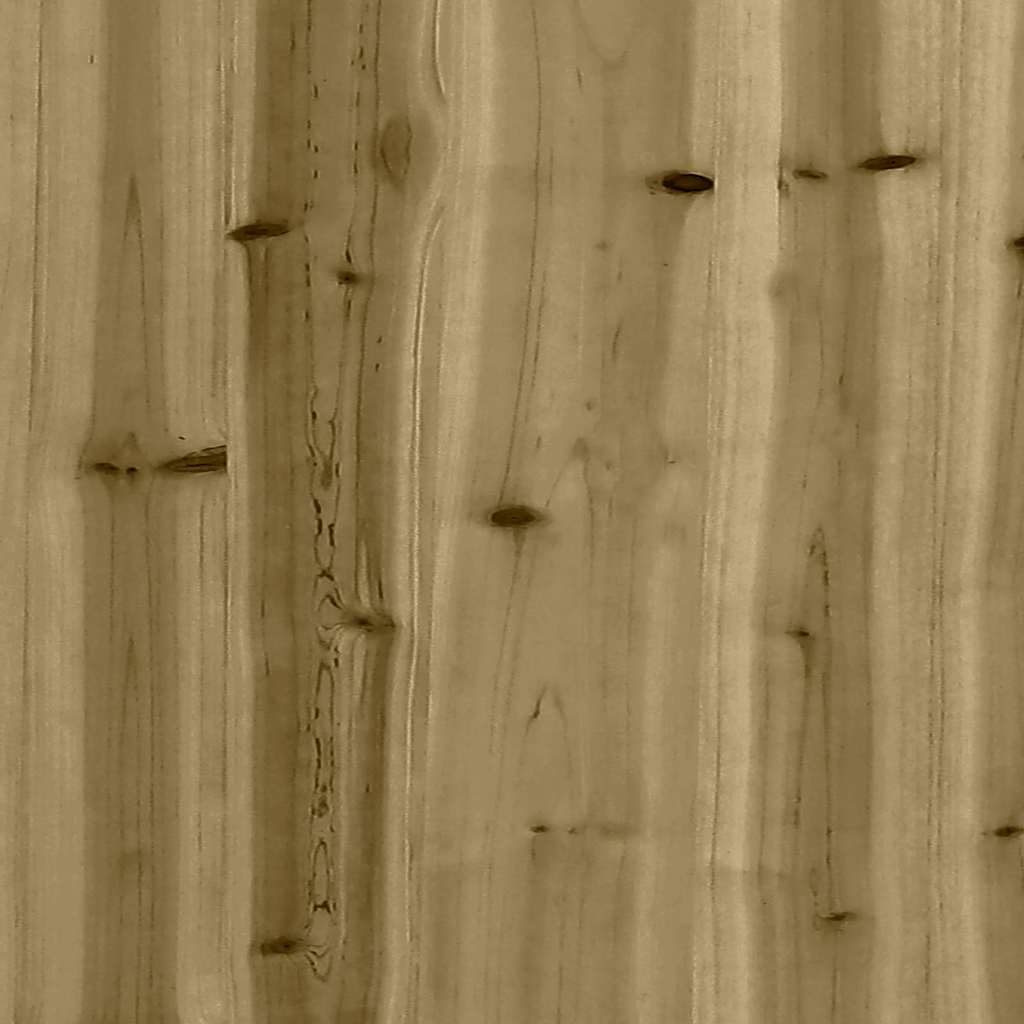 Vrtni trosjed s tabureom od impregnirane borovine