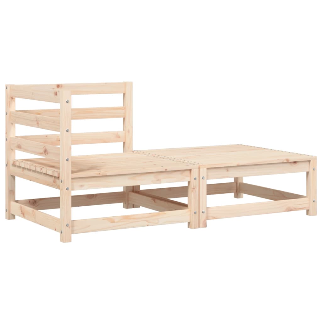 Kutna vrtna sofa s jastucima i tabureom
