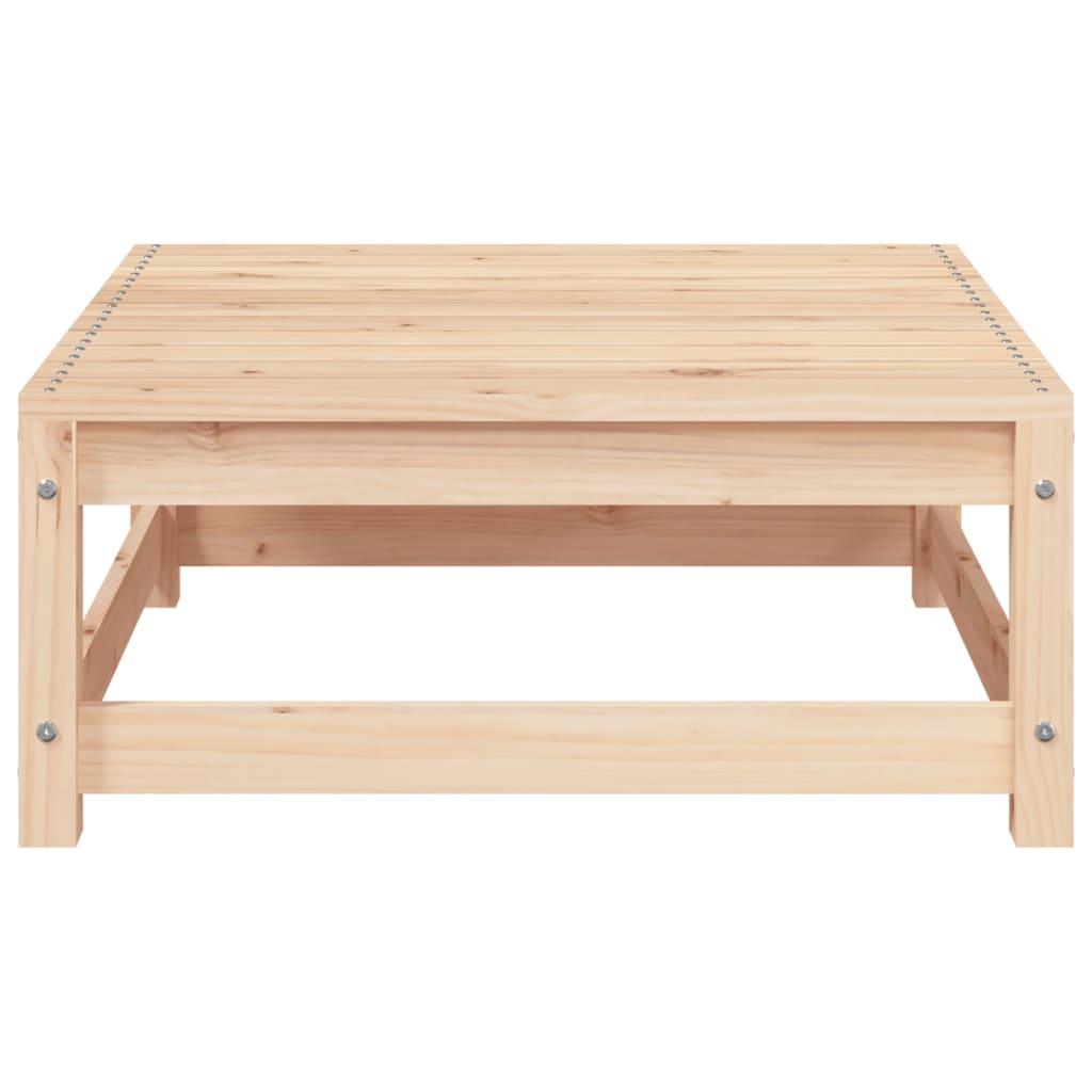Kutna vrtna sofa s jastucima i tabureom