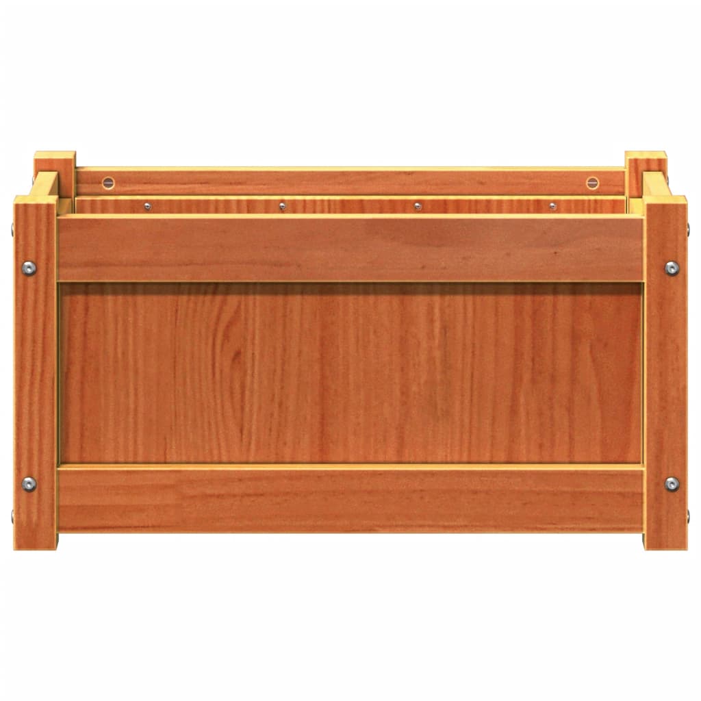 Vrtna sadilica voštano smeđe boje 60 x 31 x 31 cm od borovine