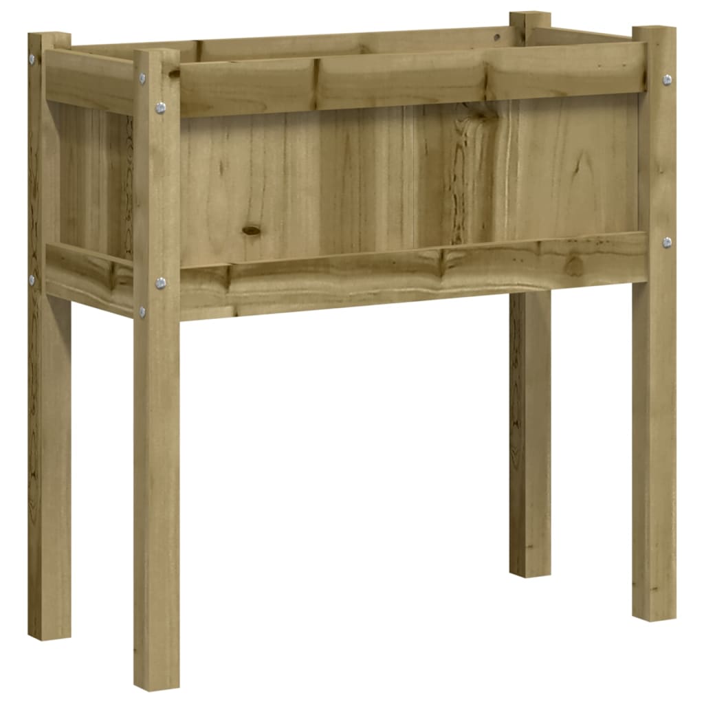 Vrtne sadilice s nogama 70x31x70 cm od impregnirane borovine