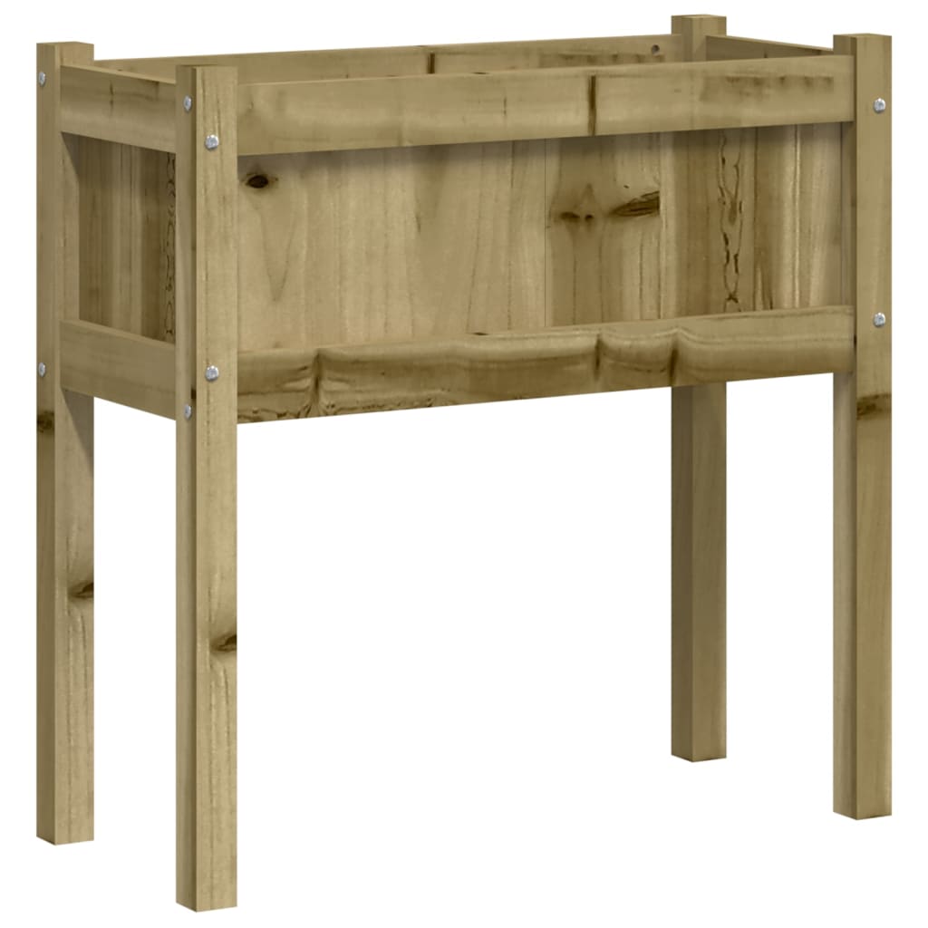 Vrtne sadilice s nogama 70x31x70 cm od impregnirane borovine