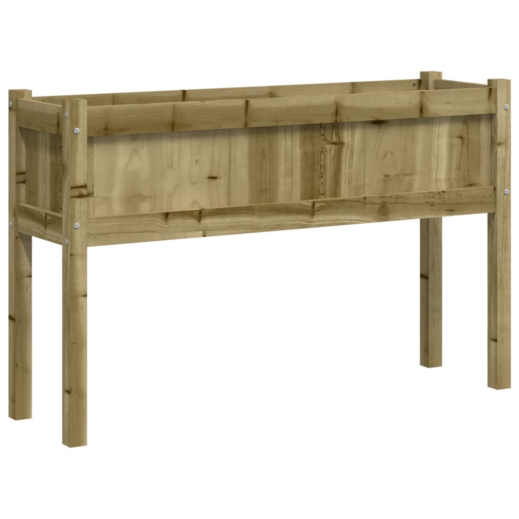 Vrtne sadilice s nogama 110x31x70 cm od impregnirane borovine