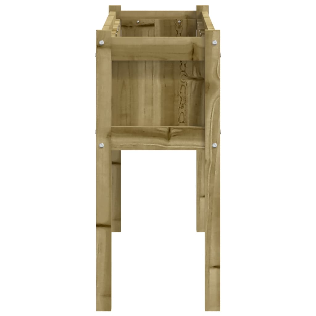 Vrtne sadilice s nogama 110x31x70 cm od impregnirane borovine