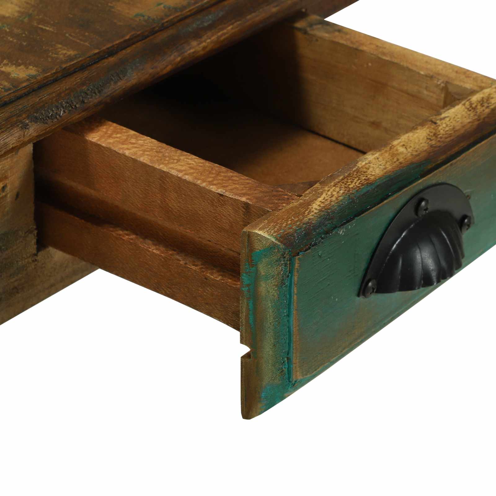 Radni stol Smeđa 112 x 55 x 76 cm Čvrsto drvo iz reciklaže
