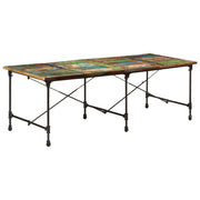 Blagovaonski stol 220 x 90 x 77 cm od masivnog obnovljenog drva