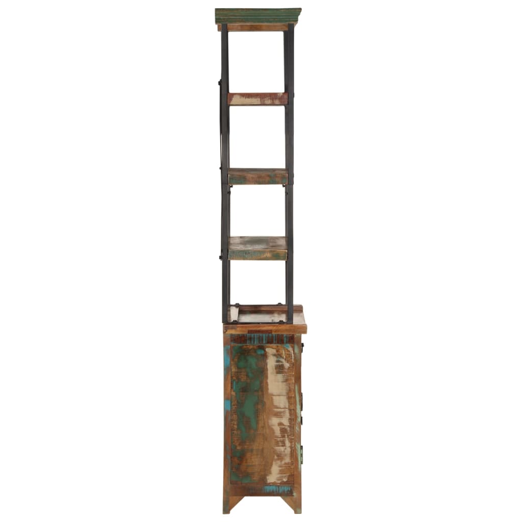 Visoka komoda 55 x 30 x 180 cm od masivnog obnovljenog drva