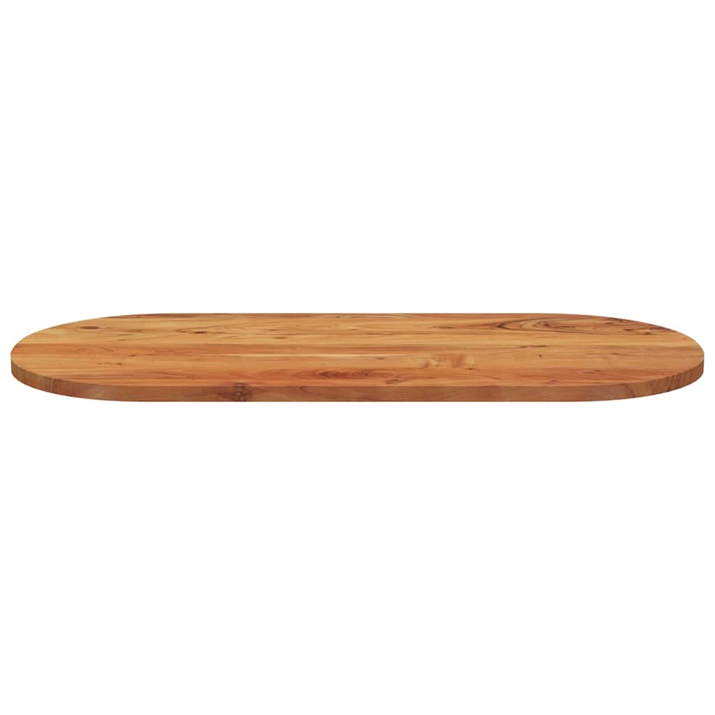 Stolna ploča 90x40x3,8 cm ovalna od masivnog drva bagrema