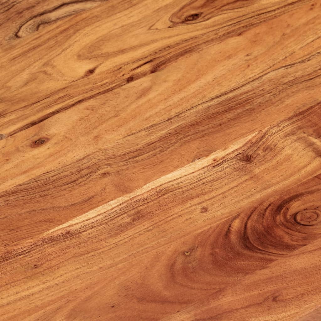 Stolna ploča 140x50x3,8 cm ovalna od masivnog drva bagrema