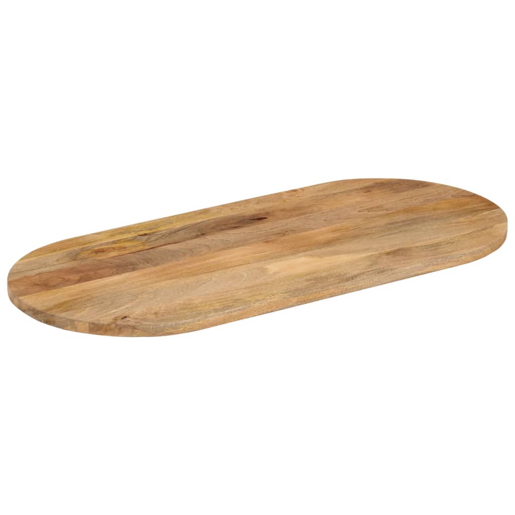 Stolna ploča 100 x 40 x 2,5 cm ovalna od masivnog drva manga