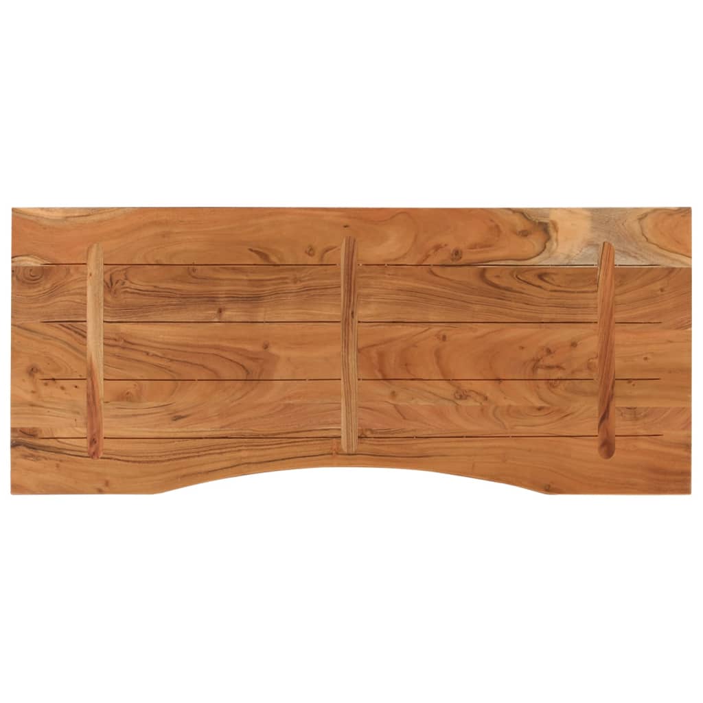 Ploča za radni stol 120x50x2,5 cm pravokutna od drva bagrema