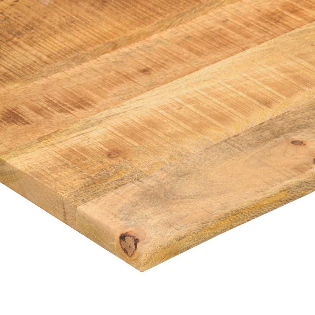 Ploča za radni stol zaobljena 80x50x2,5 cm od drva manga