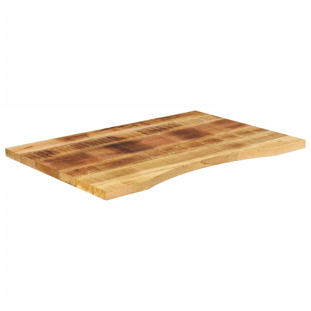 Ploča za radni stol zaobljena 100 x 60 x 2,5 cm od drva manga