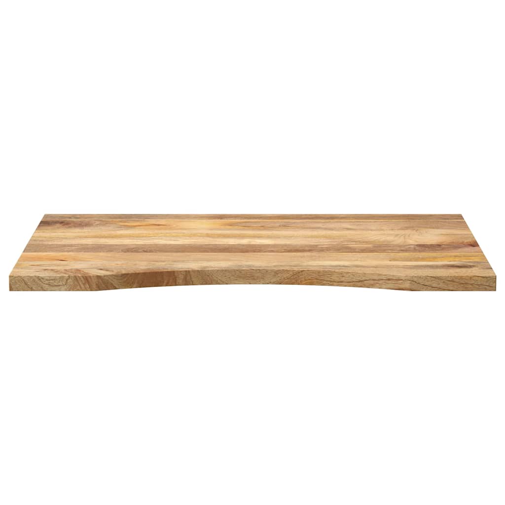 Ploča za radni stol zaobljena 100 x 60 x 2,5 cm od drva manga