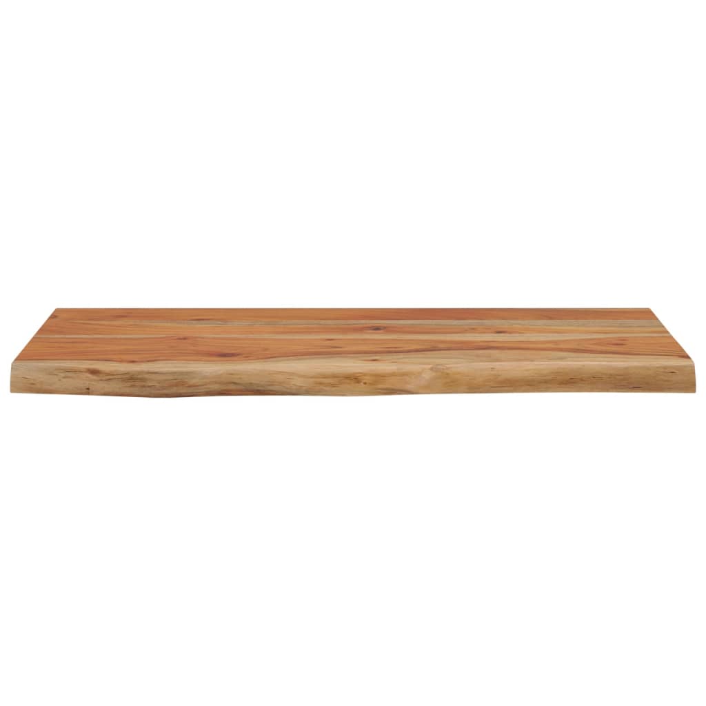 Zidna polica 60x30x2,5 cm pravokutna bagremovo drvo živi rub