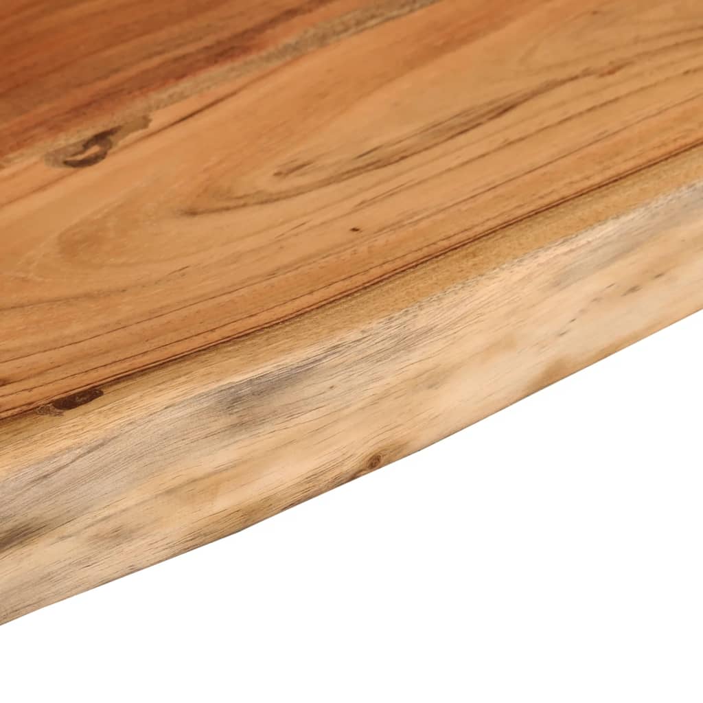 Zidna polica 80x30x2,5 cm pravokutna bagremovo drvo živi rub