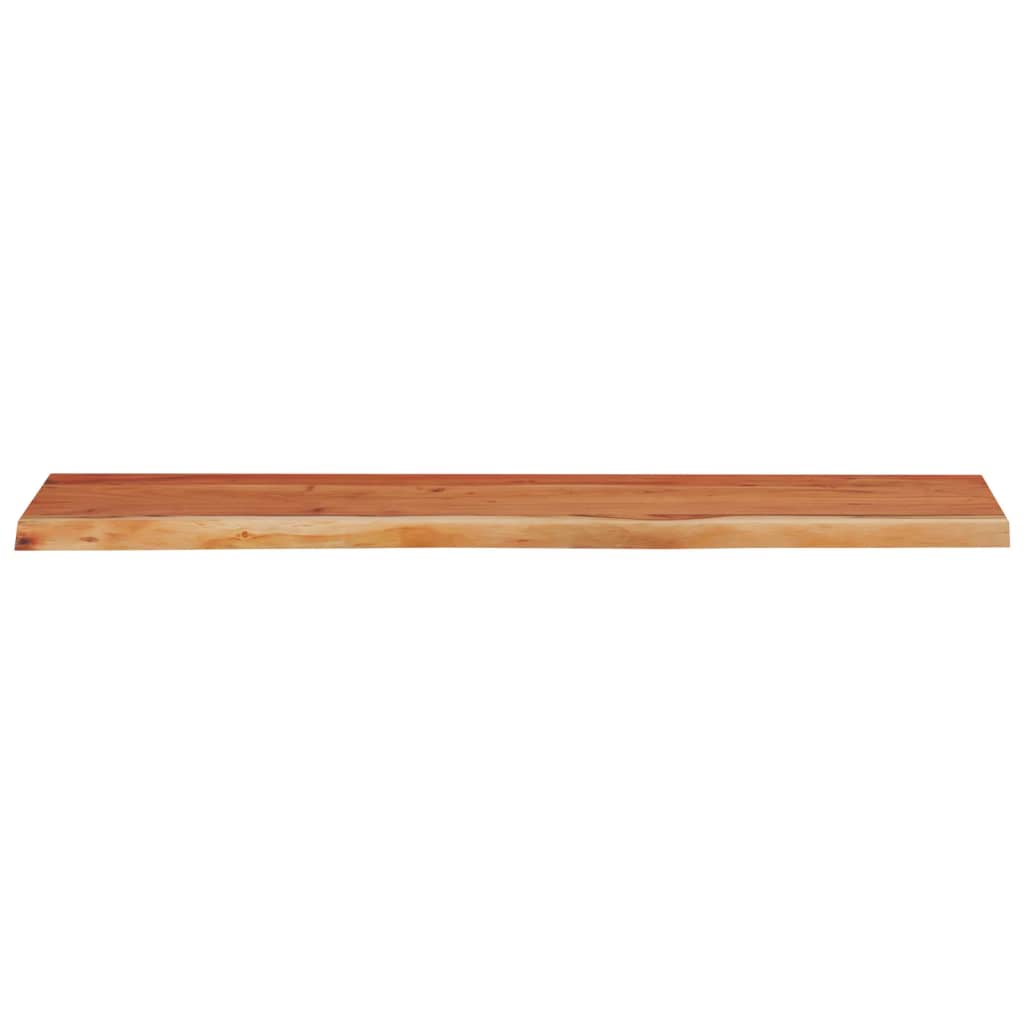 Zidna polica 100x30x2,5 cm pravokutna bagremovo drvo živi rub