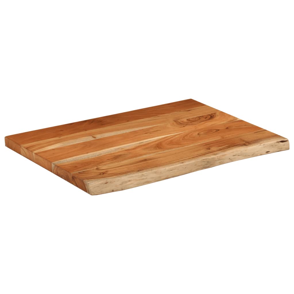 Kupaonska radna ploča 70x60x2,5 cm pravokutna od drva bagrema