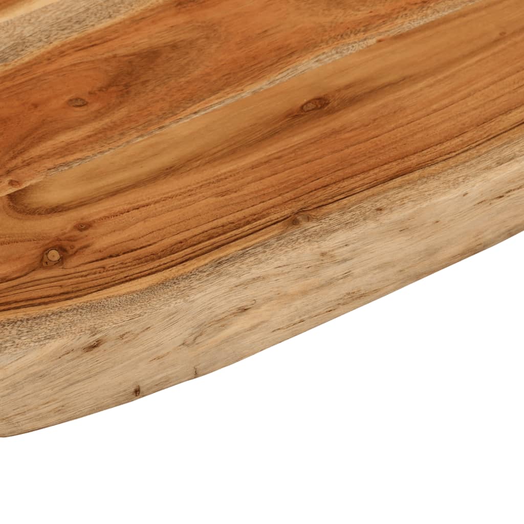 Kupaonska radna ploča 70x60x2,5 cm pravokutna od drva bagrema