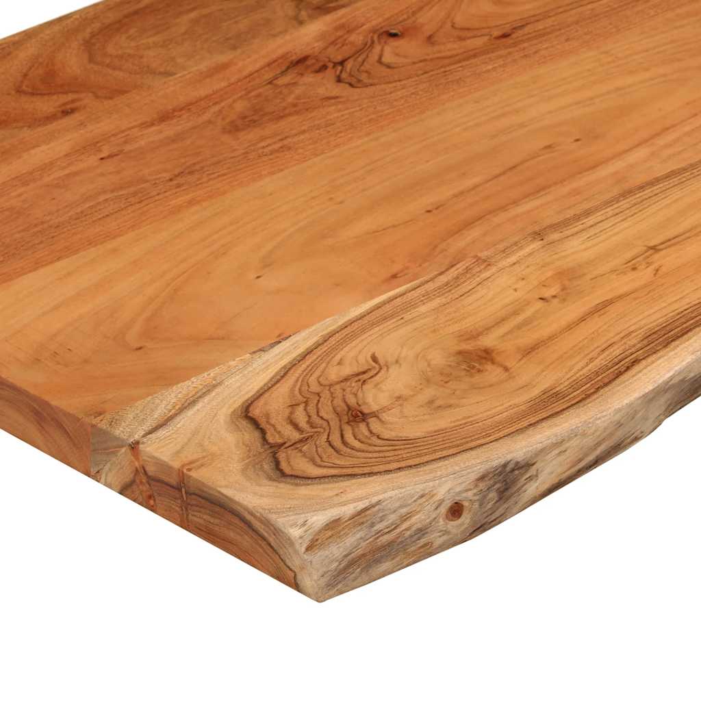 Kupaonska radna ploča 110x60x2,5 cm pravokutna od drva bagrema