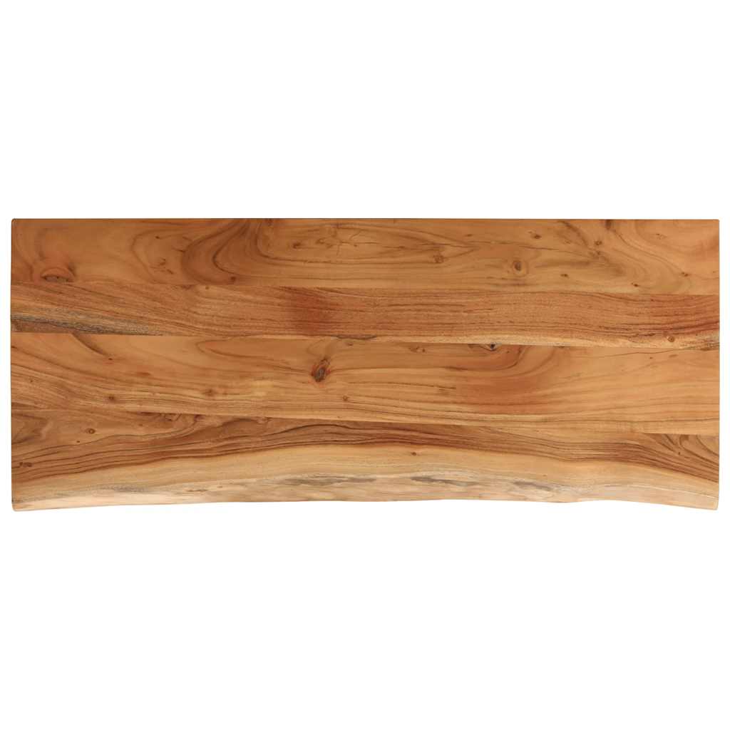 Kupaonska radna ploča 140x60x2,5 cm pravokutna od drva bagrema