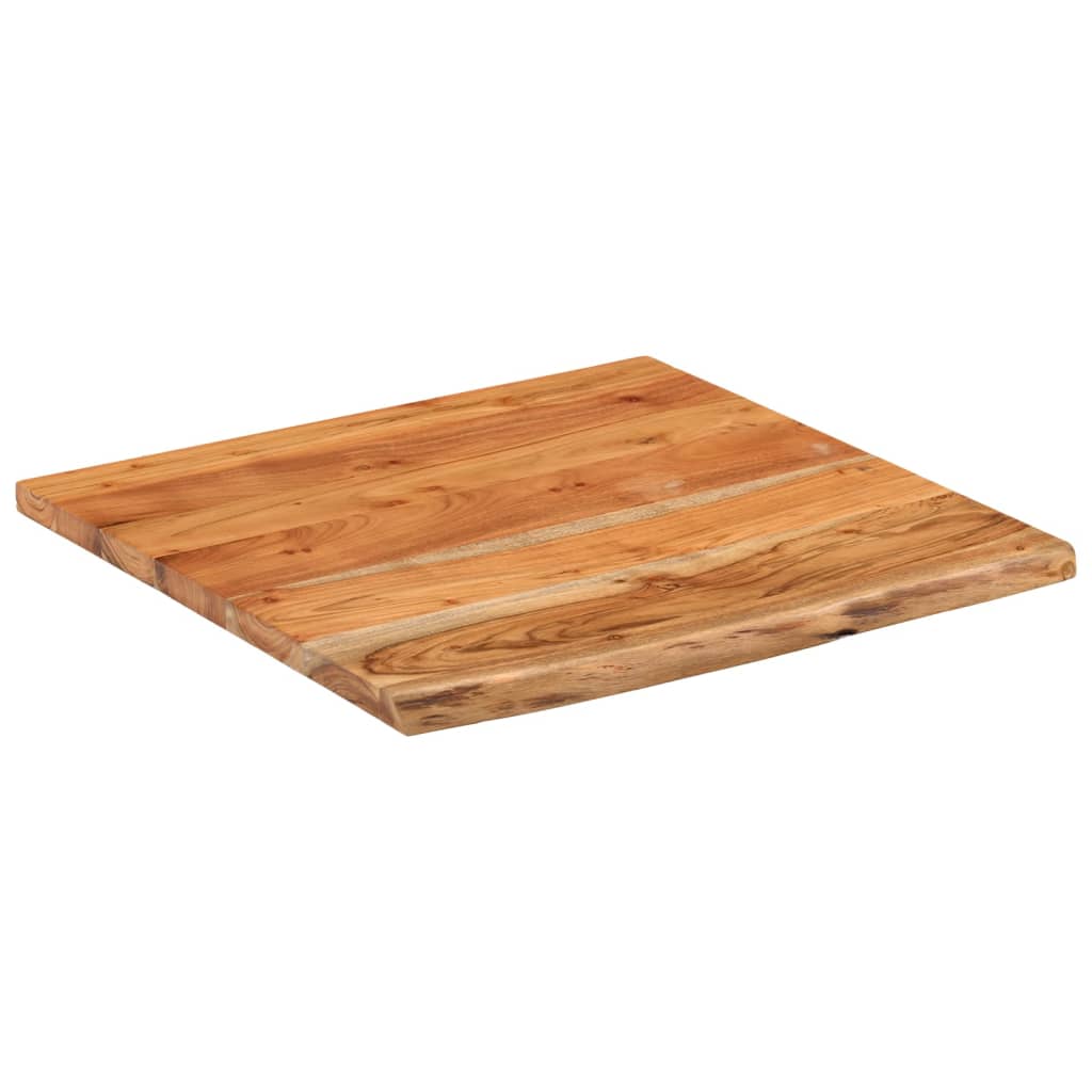 Stolna ploča 80x80x2,5 cm četvrtasta od bagrema sa živim rubom