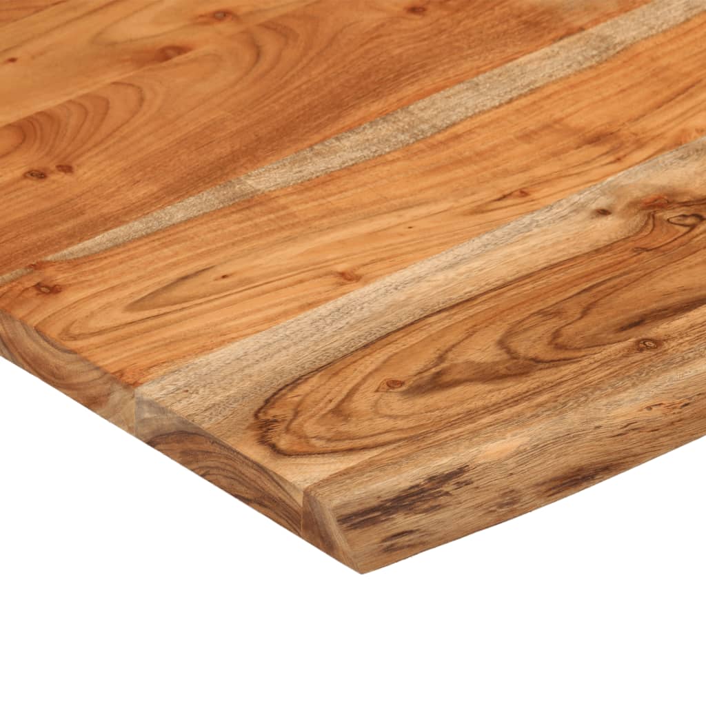 Stolna ploča 80x80x2,5 cm četvrtasta od bagrema sa živim rubom