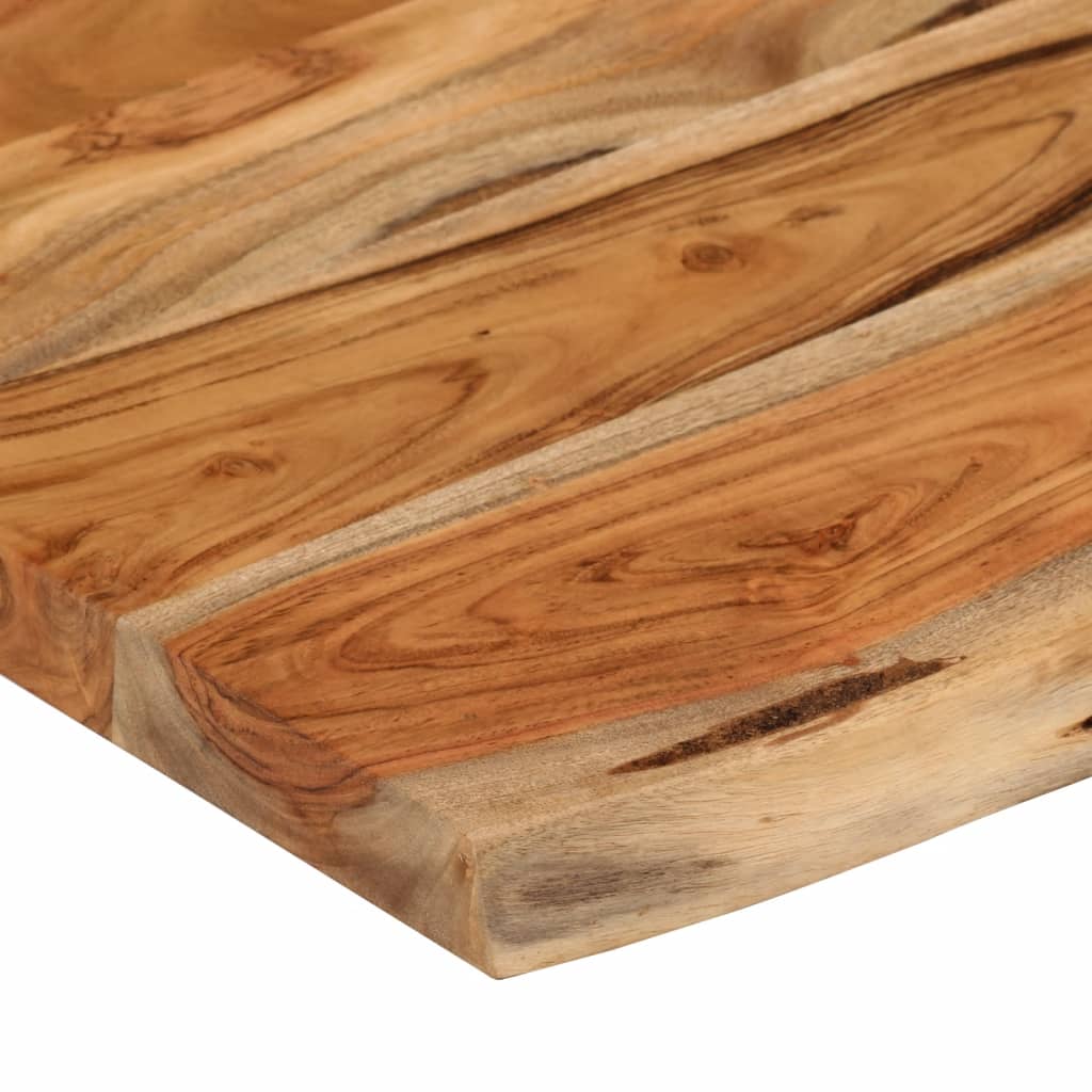 Zidna polica 50x30x3,8 cm pravokutna bagremovo drvo živi rub