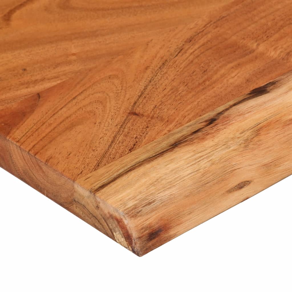 Zidna polica 110x30x3,8 cm pravokutna bagremovo drvo živi rub