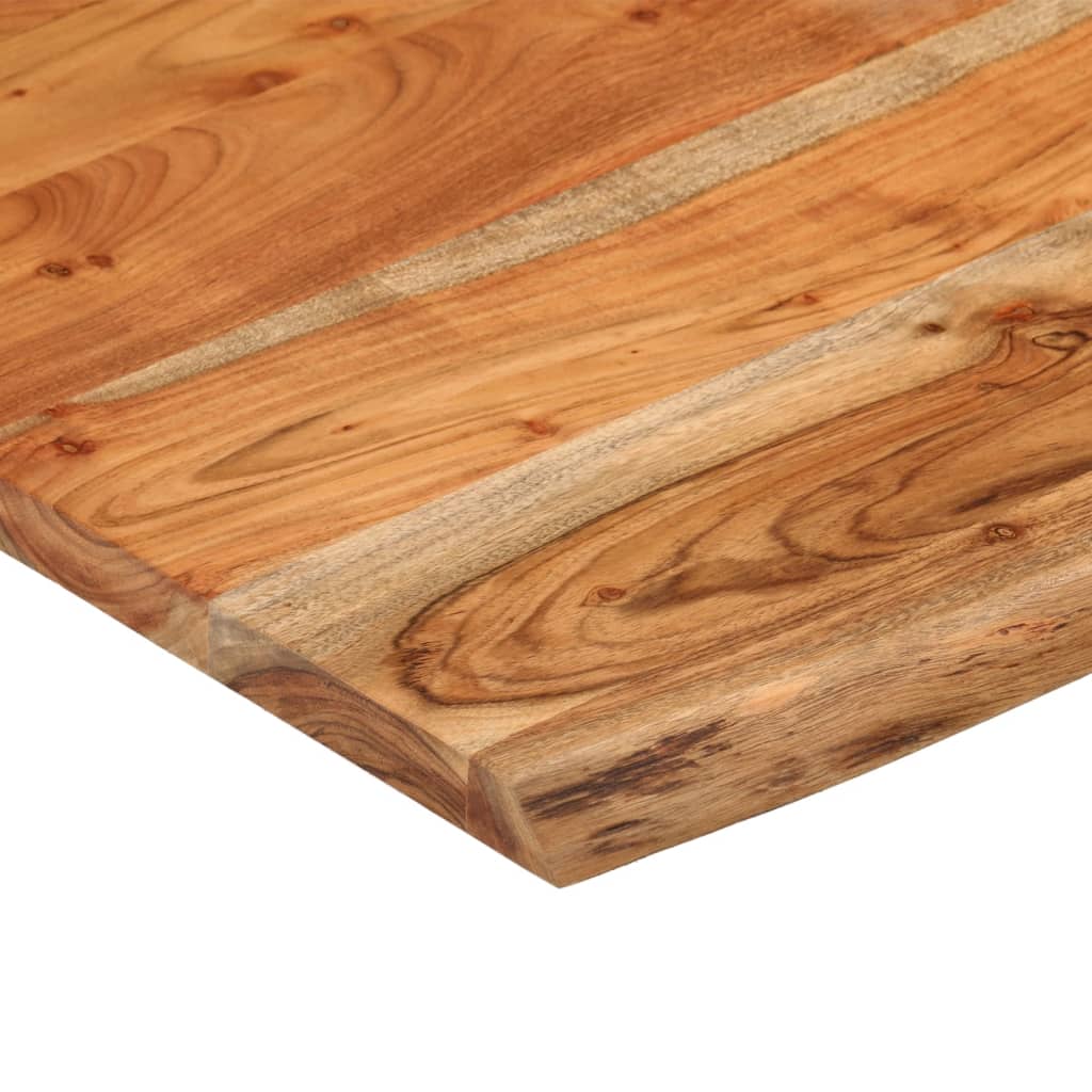 Stolna ploča 80x80x3,8 cm četvrtasta od bagrema sa živim rubom