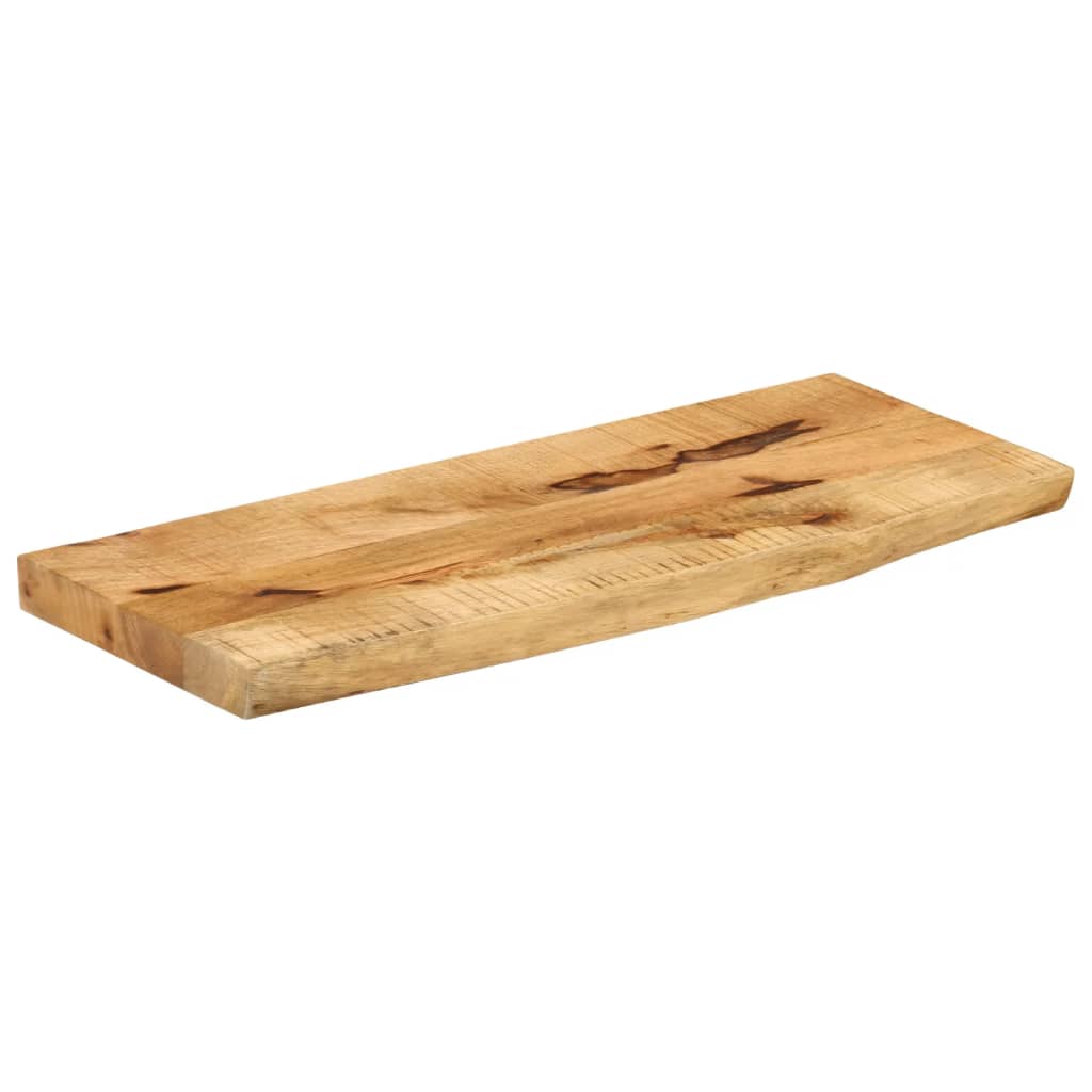 Stolna ploča 80 x 20 x 2,5 cm masivno drvo manga sa živim rubom